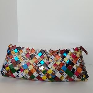 Nahum Ollin Recycled Candy Wrapper Clutch